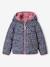 Doudoune fille légère réversible anthracite+mauve+rose pâle 8 - vertbaudet enfant 