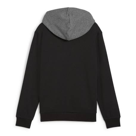Sweat garçon à capuche hoodie Noir 2 - vertbaudet enfant 