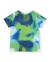T-shirt garçon en maille avec imprimé effet aquarelle Bleu 2 - vertbaudet enfant 