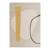 Tapis géométrique doux et confortable bilbao Beige sable+Vert naturel 1 - vertbaudet enfant 