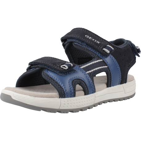 Sandales garçon modèle j sandal alben Bleu+Bleu cf44m 10 - vertbaudet enfant 