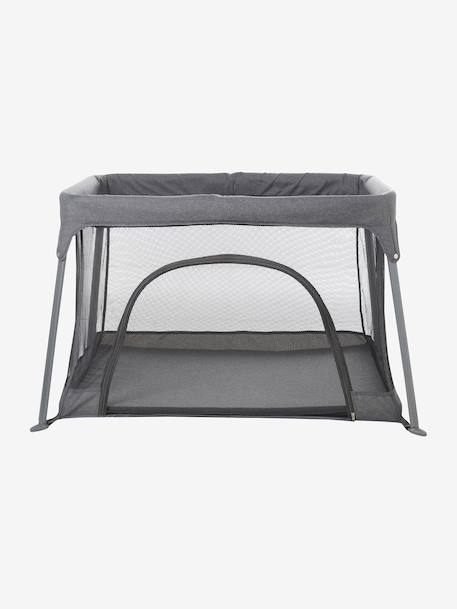 Lit parapluie Light avec fenêtre gris chiné 3 - vertbaudet enfant 