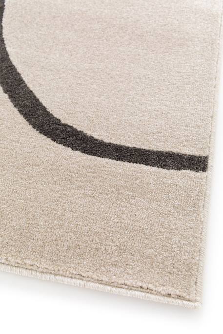 Tapis géométrique doux et confortable bilbao Beige sable+Vert naturel 5 - vertbaudet enfant 