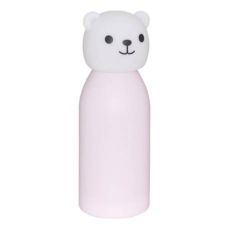 Gourde enfant orso en acier inoxydable ourson 500ml Rose 2 - vertbaudet enfant 
