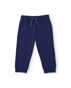 Bébé-Pantalon, jean-Pantalon garçon en maille avec taille élastiquée et cordon
