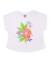 T-shirt fille en maille avec finition brillante Blanc 1 - vertbaudet enfant 
