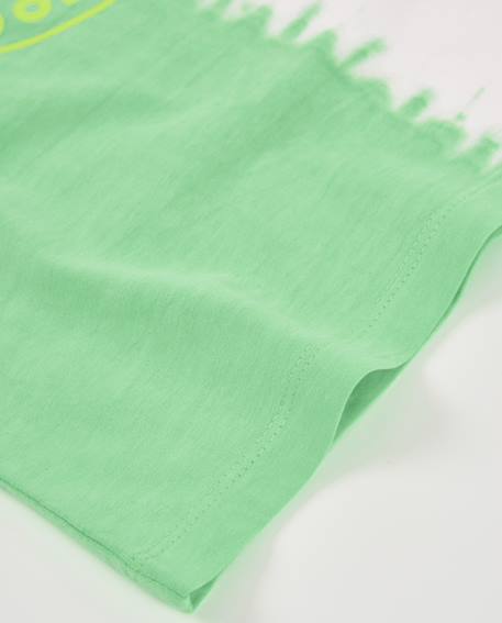 T-shirt garçon en maille avec effet dégradé Vert 4 - vertbaudet enfant 