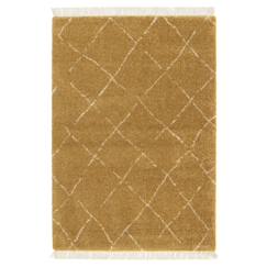 -Tapis épais à franges doux et raffiné tigris
