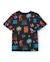 T-shirt garçon en maille au design urbain Noir 2 - vertbaudet enfant 