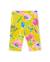 Legging fille en maille avec imprimé floral Jaune 2 - vertbaudet enfant 