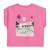 T-shirt fille manches courtes motel Rose 2 - vertbaudet enfant 