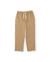 Pantalon garçon en tissu tissé avec taille élastique Marron 1 - vertbaudet enfant 