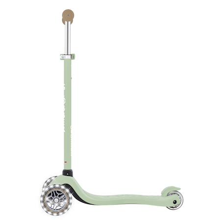 Trottinette enfant avec roues lumineuses, de 3 à 7 ans, Primo Lights signature Taupe+Vert sauge 12 - vertbaudet enfant 