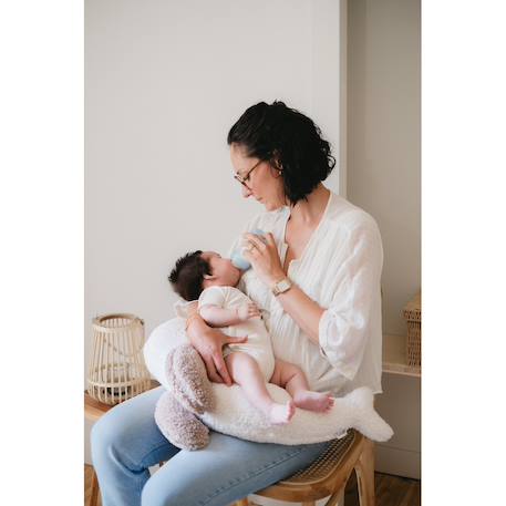 Coussin d'allaitement et de grossesse phoque Écru 3 - vertbaudet enfant 