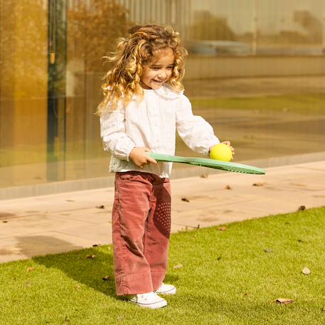 Raquette & Balle en Plastique Recyclé – Jeu de Plein Air Sûr et Écologique pour Toute la Famille Bleu 6 - vertbaudet enfant 