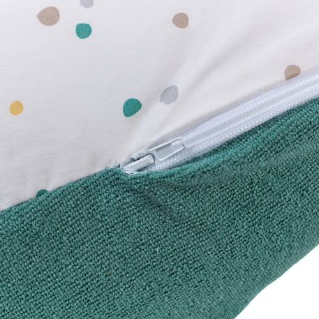 Coussin d'allaitement et de grossesse 3en1 multirelax éponge vert pois Blanc 6 - vertbaudet enfant 