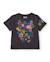 T-shirt fille en maille avec imprimé floral Gris 1 - vertbaudet enfant 