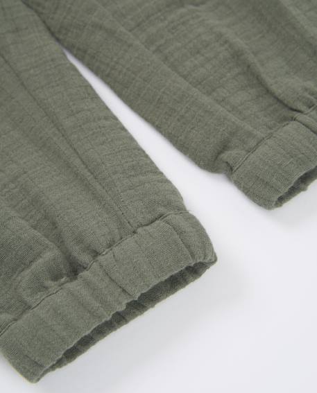 Pantalon garçon avec poches cargo Vert 5 - vertbaudet enfant 