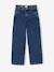 Jean droit fille bleu foncé+bleu moyen+denim gris 1 - vertbaudet enfant 