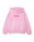 Sweat fille en maille avec poche kangourou Rose 1 - vertbaudet enfant 