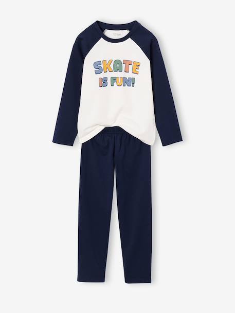 Lot de 2 pyjamas garçon bleu grisé 2 - vertbaudet enfant 
