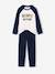 Lot de 2 pyjamas garçon bleu grisé 2 - vertbaudet enfant 