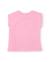 T-shirt fille en maille avec imprimé cœurs Rose 2 - vertbaudet enfant 