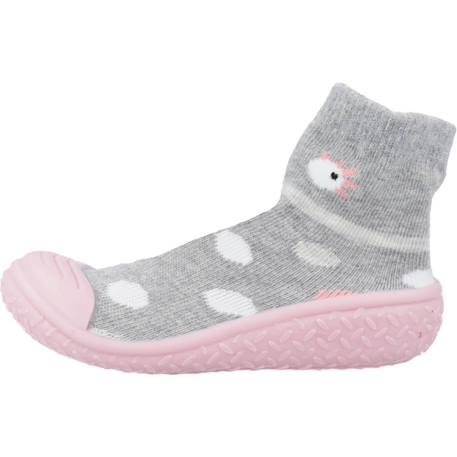 Chaussons fille modèle morbidotti Bleu 920+Gris 950+Rose 100 8 - vertbaudet enfant 