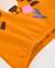 T-shirt pour fille en maille avec bas élastiqué Orange 4 - vertbaudet enfant 