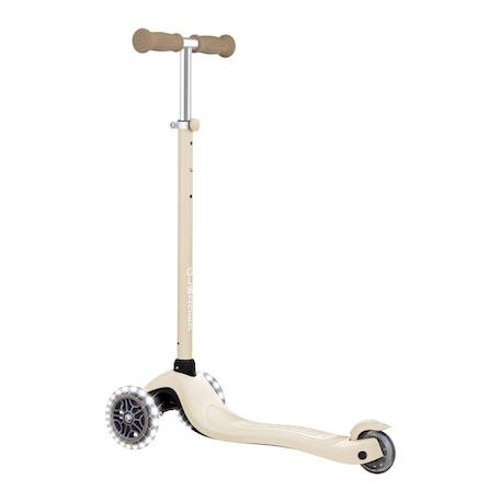 Trottinette enfant avec roues lumineuses, de 3 à 7 ans, Primo Lights signature Taupe+Vert sauge 3 - vertbaudet enfant 