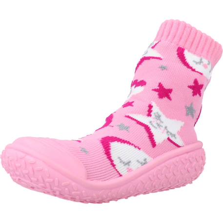 Chaussons fille modèle morbidotti Bleu 920+Gris 950+Rose 100 16 - vertbaudet enfant 