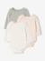 Lot de 3 bodies manches longues bébé fille rose pâle 1 - vertbaudet enfant 