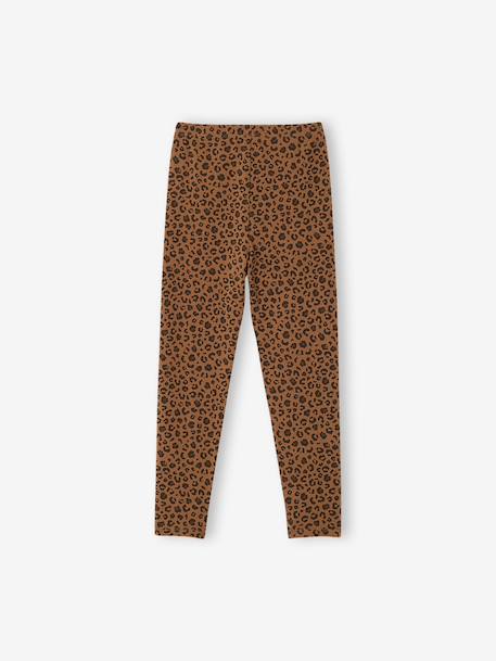 Legging fille capsule mère-fille beige+chocolat 2 - vertbaudet enfant 