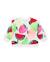 Sweat-shirt fille en maille avec imprimé de fruits Blanc 1 - vertbaudet enfant 