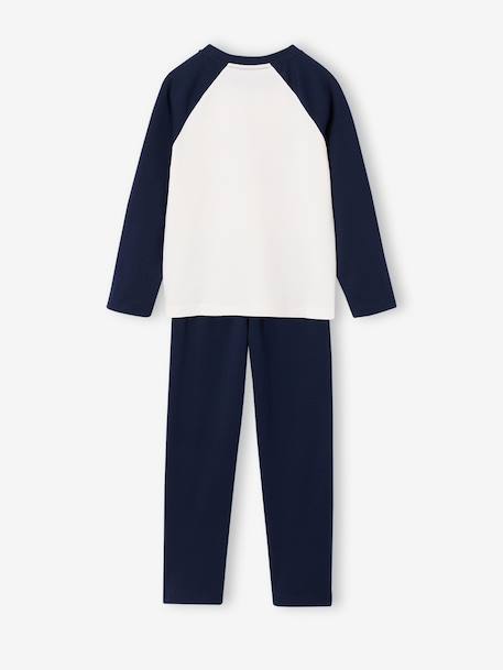 Lot de 2 pyjamas garçon bleu grisé 10 - vertbaudet enfant 