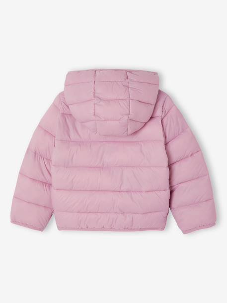 Doudoune fille légère à capuche lilas+marine+prune+rose+vert de gris 3 - vertbaudet enfant 