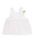 T-shirt fille en maille avec petites feuilles en relief Blanc 2 - vertbaudet enfant 