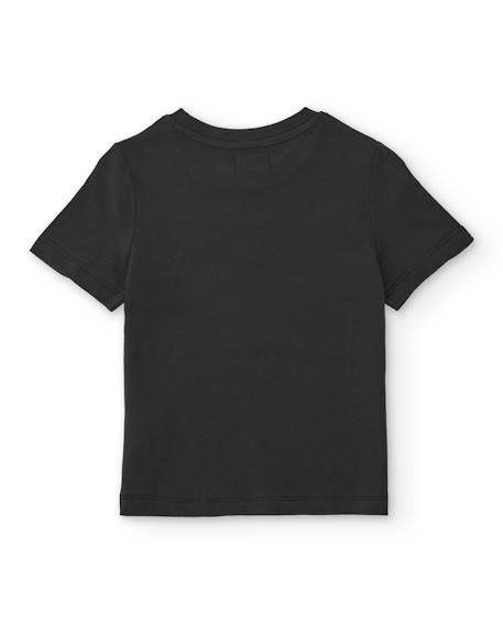 T-shirt garçon en maille avec effet dégradé Gris 2 - vertbaudet enfant 