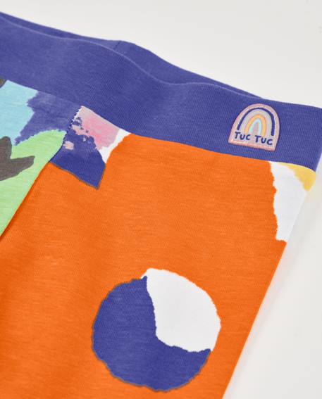 Legging pour fille en maille avec taille élastique Violet 3 - vertbaudet enfant 