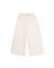 Pantalon fille en tissu tissé à jambe large Blanc 1 - vertbaudet enfant 