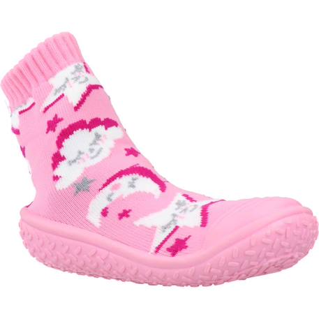 Chaussons fille modèle morbidotti Bleu 920+Gris 950+Rose 100 17 - vertbaudet enfant 