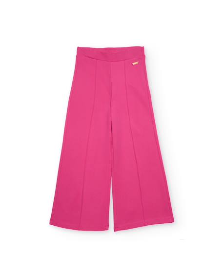 Pantalon fille en maille avec coutures décoratives  - vertbaudet enfant