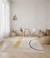 Tapis géométrique doux et confortable bilbao Beige sable+Vert naturel 2 - vertbaudet enfant 