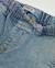 Pantalon fille en toile et denim, design cargo Bleu 3 - vertbaudet enfant 