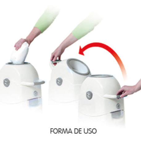 Poubelle à couches compatible sacs universels Blanc Régulier 4 - vertbaudet enfant 