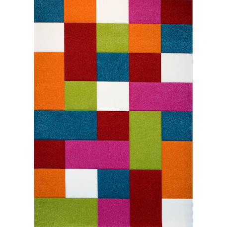 Tapis chambre tissé motif voiture lyn8 kidcar Multicolore 2 - vertbaudet enfant 