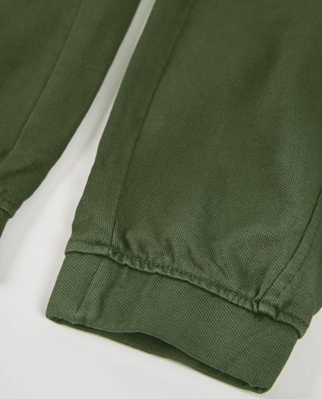 Pantalon garçon en maille avec poches cargo Vert 4 - vertbaudet enfant 