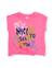 T-shirt fille en maille avec nœud au bas Rose 1 - vertbaudet enfant 