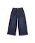 Pantalon fille uni en tissu denim Bleu 2 - vertbaudet enfant 