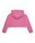 Sweat pour fille en maille avec coupe courte Rose 2 - vertbaudet enfant 